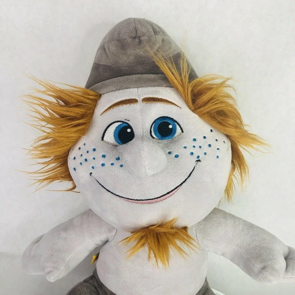 Build A Bear Naughty Boy Hackus Smurf Plush BABW Stuffed Toy Doll Gray 13” Movie